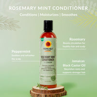 Tropic Isle Living Hair Gro Rosemary Mint Conditioner Moisture and Smoothness 237 ml/8.0 oz
