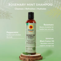 Tropic Isle Living Hair Gro Rosemary Mint Shampoo Gentle Scalp Refresh 237 ml/8.0 oz