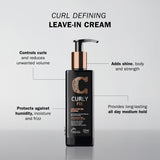 Truss Curly Fix - Leave-In Curl Defining Cream | Medium Hold, Frizz Control, All-Day Definition