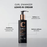 TRUSS Leave-in Cream for Curly Light Hair — Define, Moisturize, Matte Finish