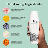 Unwash Bio-Cleansing Conditioner - Gentle Hydrating Co-Wash for Curly & Dry Hair | Sulfate & Paraben Free | 13.5 oz