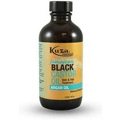 Kuza Naturals Jamaican Black Castor Oil Argan Oil for Hair Growth & Scalp Health for All Hair Types 118ml
