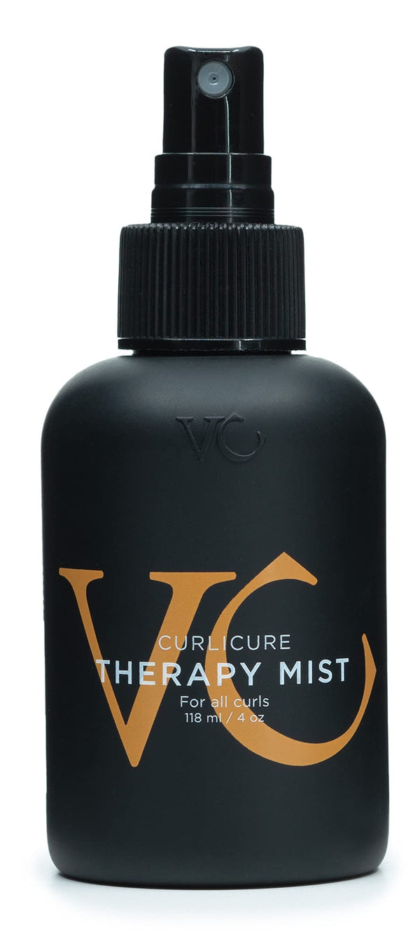 VICIOUS CURL Curlicure Therapy Mist – Leave-In Conditioner Spray for Curly Hair, Anti-Frizz Moisturizer (4 oz)