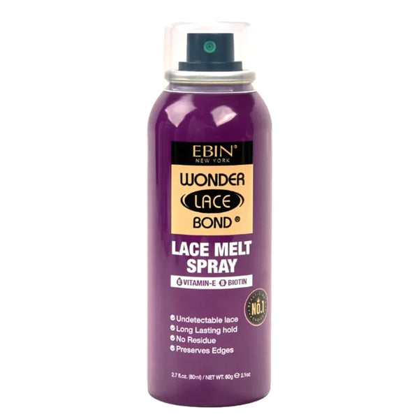 Ebin Wonder Lace Bond Lace Melt Spray | Vitamin E | 2.1 oz