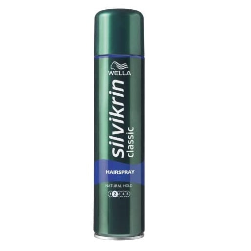 Wella Professionals Silvikrin Classic Natural Hold Hairspray for Flexible, Long-Lasting Style 250ml/8.45 oz