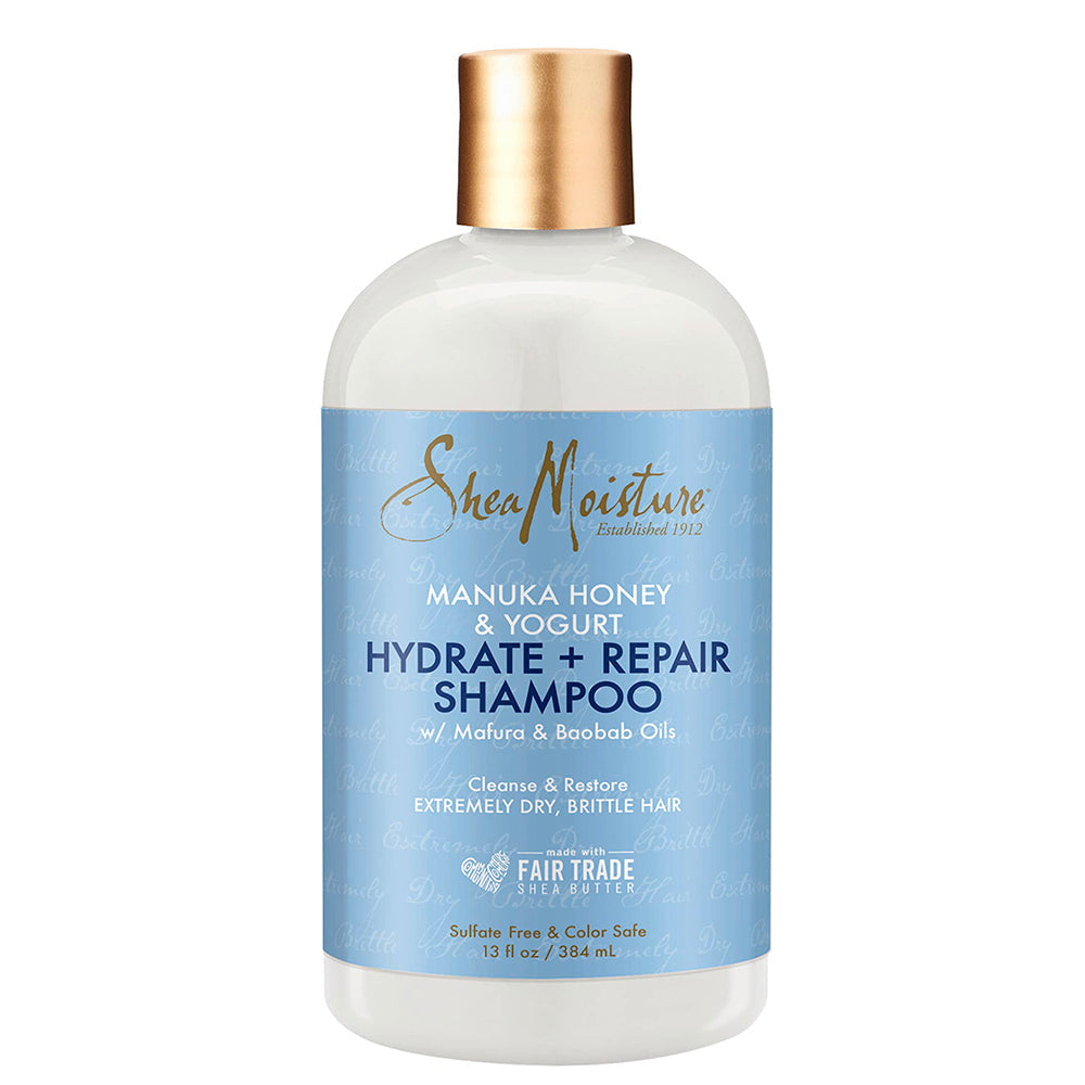 Shea Moisture Manuka Honey & Yogurt Hydrate + Repair Shampoo 13 oz / 384 ml - For Dry & Damaged Hair