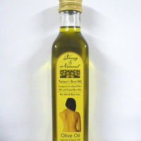 Young & Natural Olive Oil for Skin & Hair Care: Deeply Nourishing & Protecting (100ml)